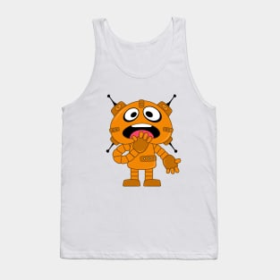 Funny cartoon robots Tank Top